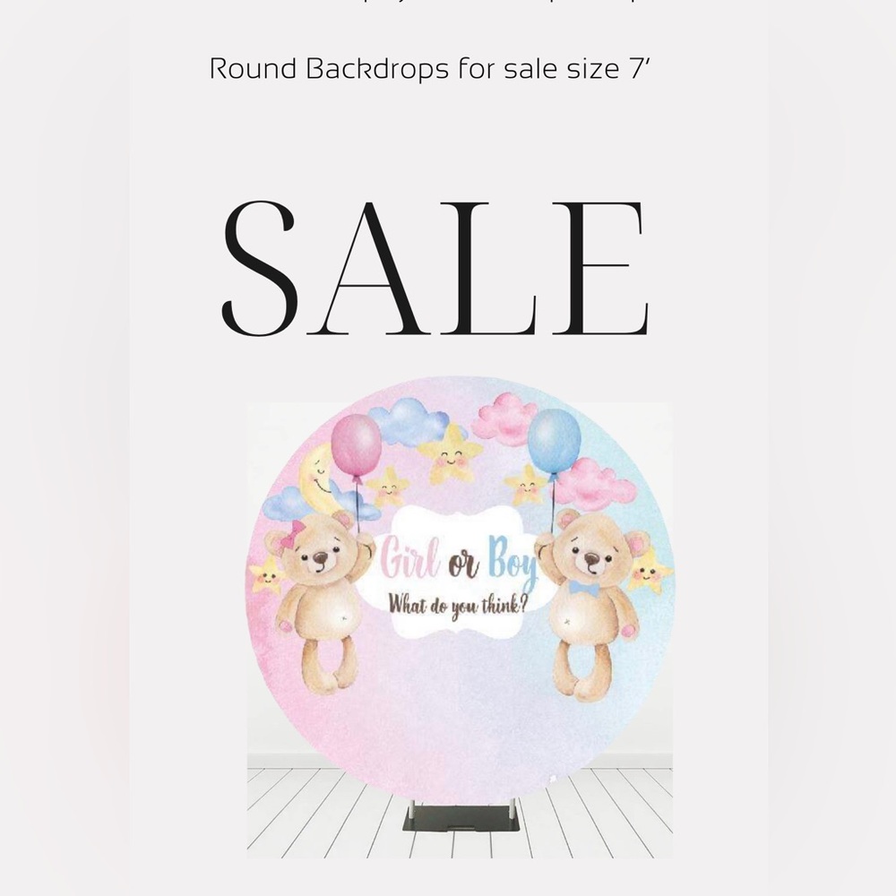Backdrop round